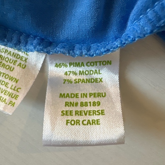 Lilly Pulitzer Alessa Ruffle Tank Top Blue Spring/Summer Beach Travel Size Sm - Picture 5 of 5